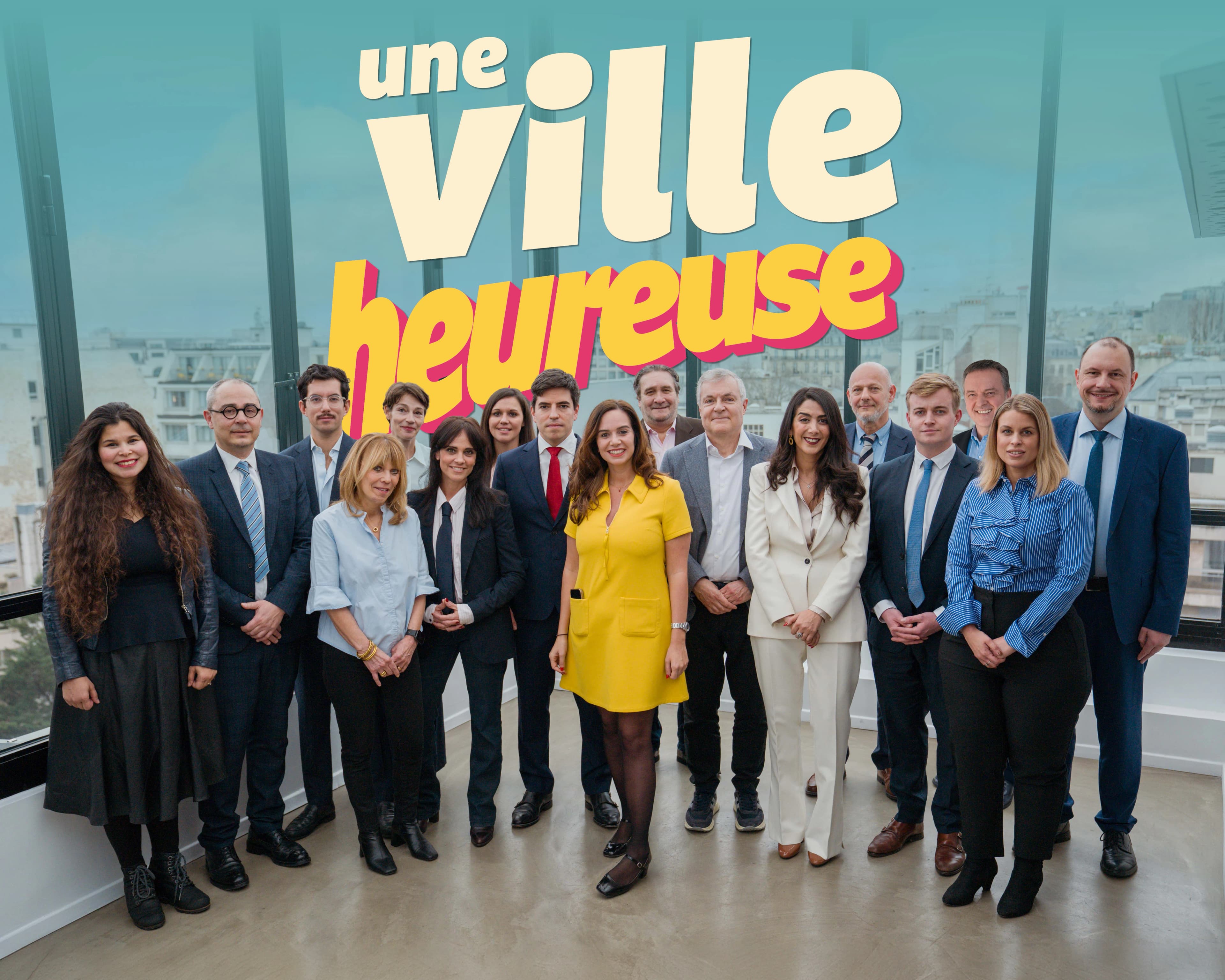 L'équipe de Sarah Knafo pour Paris 2026 – Une ville heureuse